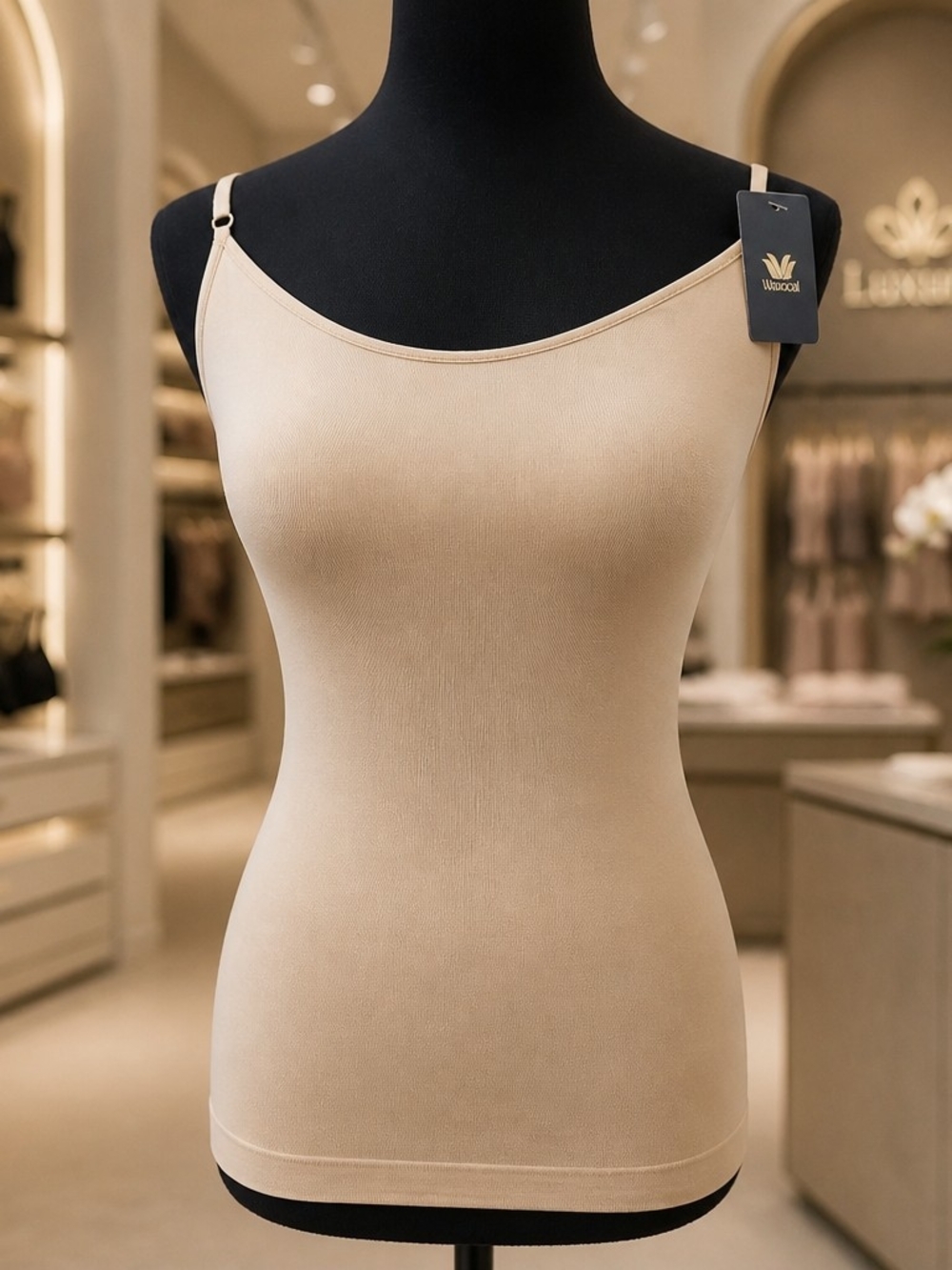 Wacoal Nude Camisole Top New Size 34 Shelf Bra